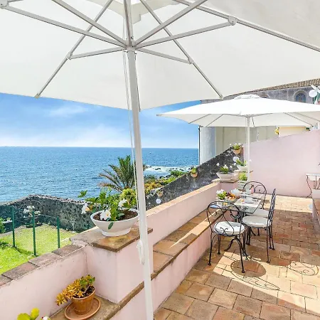 Ancient Overlooking The Sea With Garden * Santa Tecla